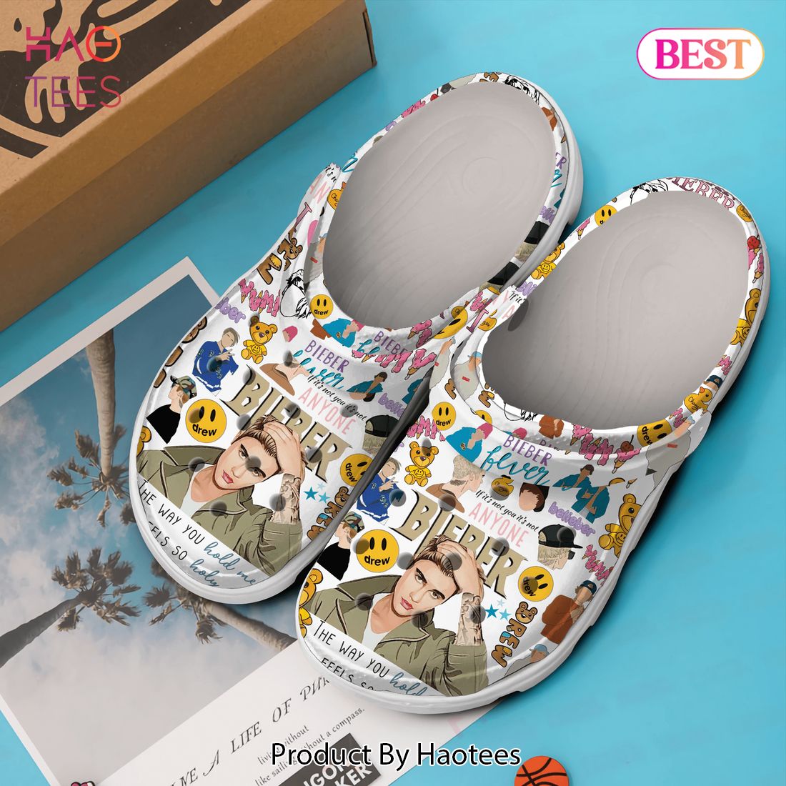Justin Bieber Music Crocs Crocband Clogs Shoes Comfortable For Men Women and Kids Justin Bieber Music Crocs Crocband Clogs Shoes Comfortable For Men Women and Kids