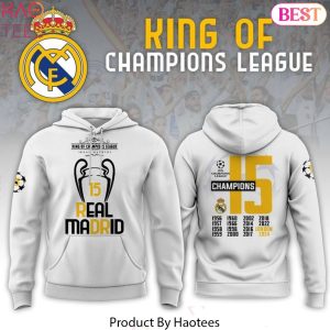 King Of Champions League Real Madrid Hoodie
