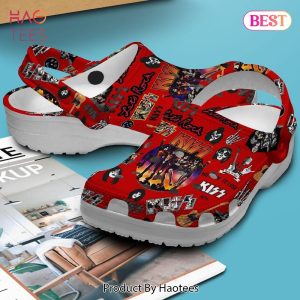 Kiss Let’s Me Rock Band Music Crocs Crocband Clogs Shoes Comfortable For Men Women and Kids