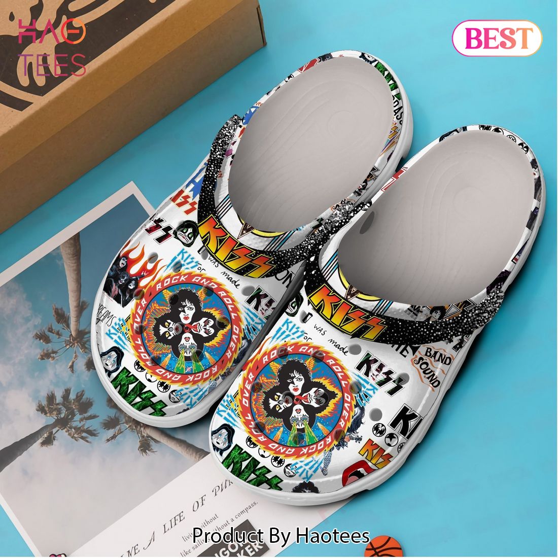 Kiss Music Crocs Crocband Clogs Shoes Comfortable For Men Women and Kids Kiss Music Crocs Crocband Clogs Shoes Comfortable For Men Women and Kids