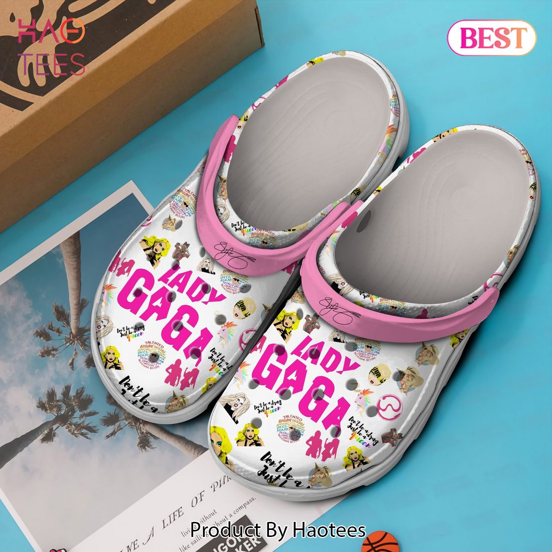 Lady Gaga Music Crocs Crocband Clogs Shoes Comfortable For Men Women and Kids Lady Gaga Music Crocs Crocband Clogs Shoes Comfortable For Men Women and Kids