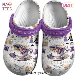 Lady Whistledown Bridgerton Movie Crocs Crocband Clogs Shoes Comfortable For Men Women and Kids