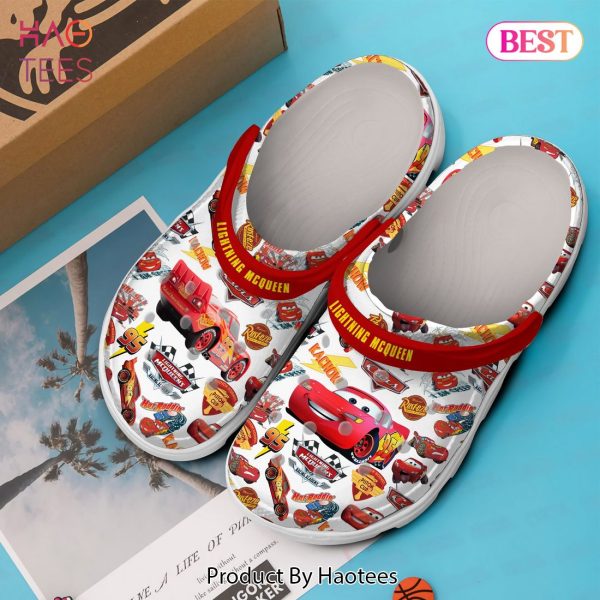 Lightning Mcqueen Cartoon Crocs Crocband Clogs Shoes Comfortable For Men Women and Kids