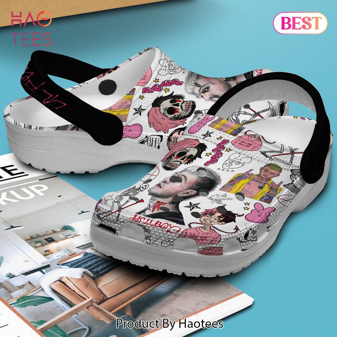 Lil Peep Music Crocs Crocband Clogs Shoes Comfortable For Men Women and Kids Lil Peep Music Crocs Crocband Clogs Shoes Comfortable For Men Women and Kids