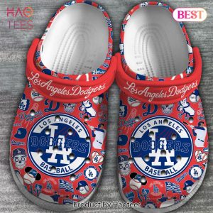 Los Angeles Dodgers MLB Sport Crocs Crocband Clogs Shoes Comfortable For Men Women and Kids Exclusive