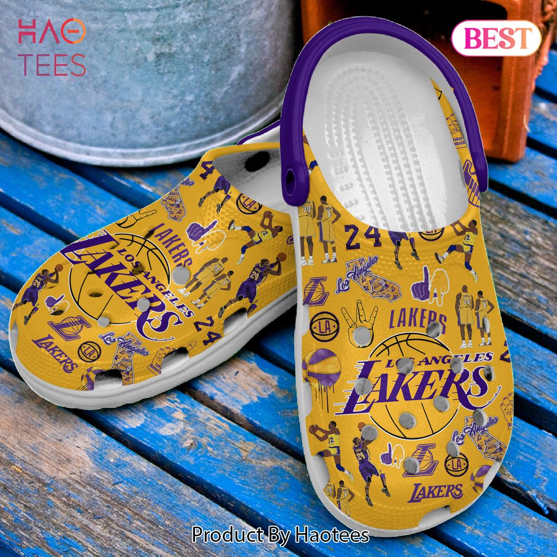 Los Angeles Lakers Basketball NBA Sport Crocs Crocband Clogs Shoes Comfortable For Men Women and Kids Los Angeles Lakers Basketball NBA Sport Crocs Crocband Clogs Shoes Comfortable For Men Women and Kids