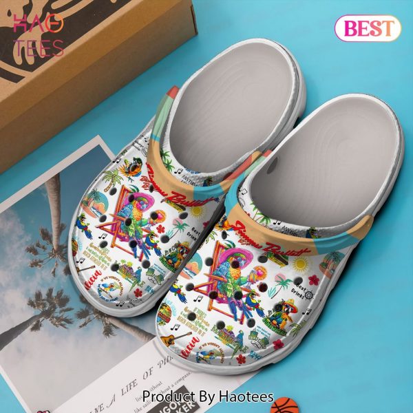 Margaritaville Jimmy Buffett Music Crocs Crocband Clogs Shoes Comfortable For Men Women and Kids