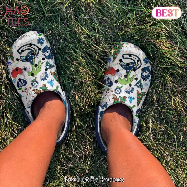 Merry Christmas Vancouver Canucks NHL Sport Crocs Crocband Clogs Shoes Comfortable For Men Women and Kids