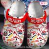 Miami Dolphins NFL Sport Crocs Crocband Clogs Shoes Comfortable For Men Women and Kids Exclusive