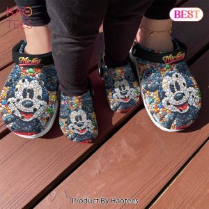 Mickey Mouse Cartoon Crocs Crocband Clogs Shoes Comfortable For Men Women and Kids