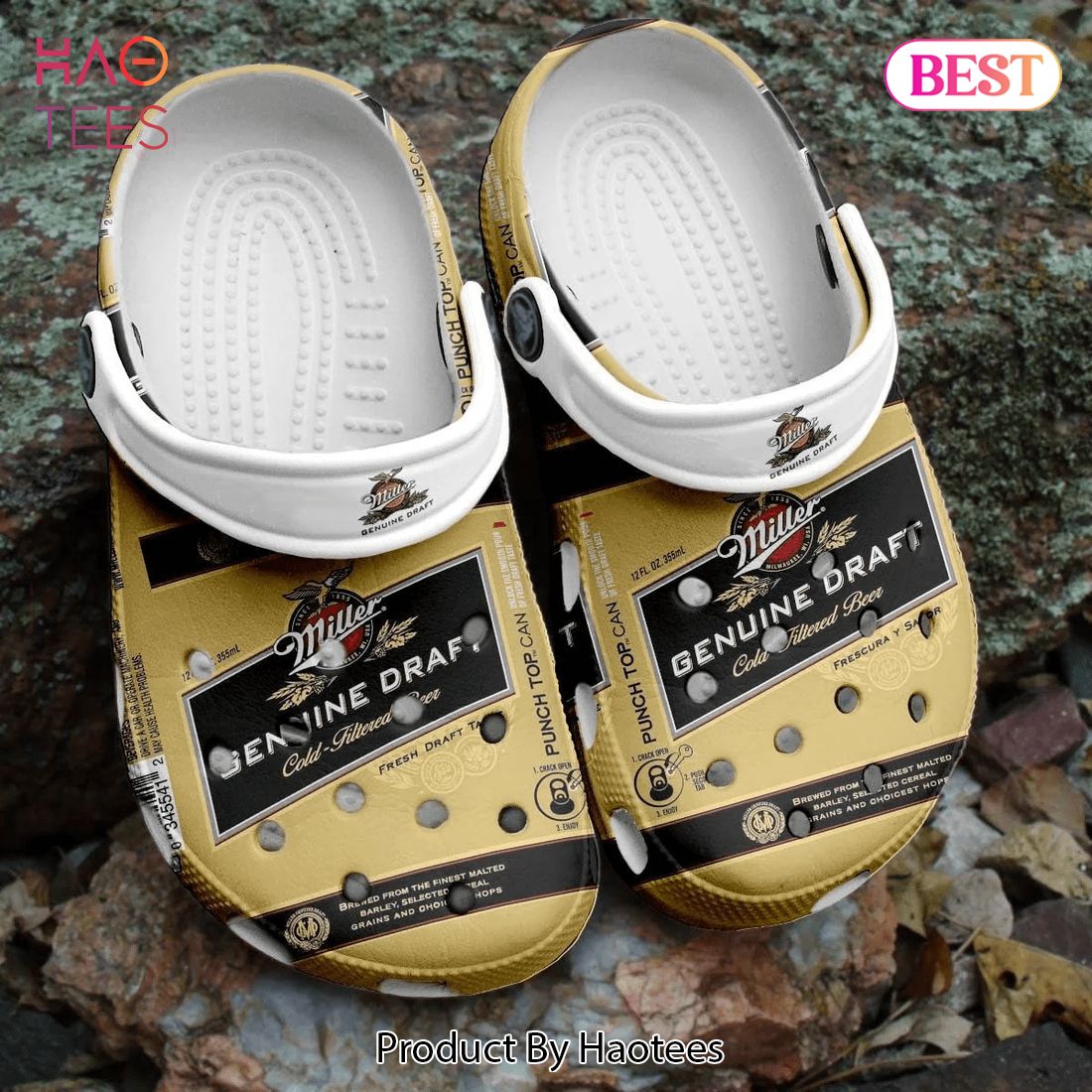 Miller Beer Crocband Crocs Comfortable Clogs Shoes For Men Women Exclusive Miller Beer Crocband Crocs Comfortable Clogs Shoes For Men Women Exclusive