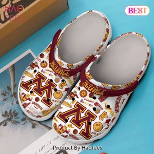Minnesota Golden Gophers NHL Sport Crocs Crocband Clogs Shoes Comfortable For Men Women and Kids