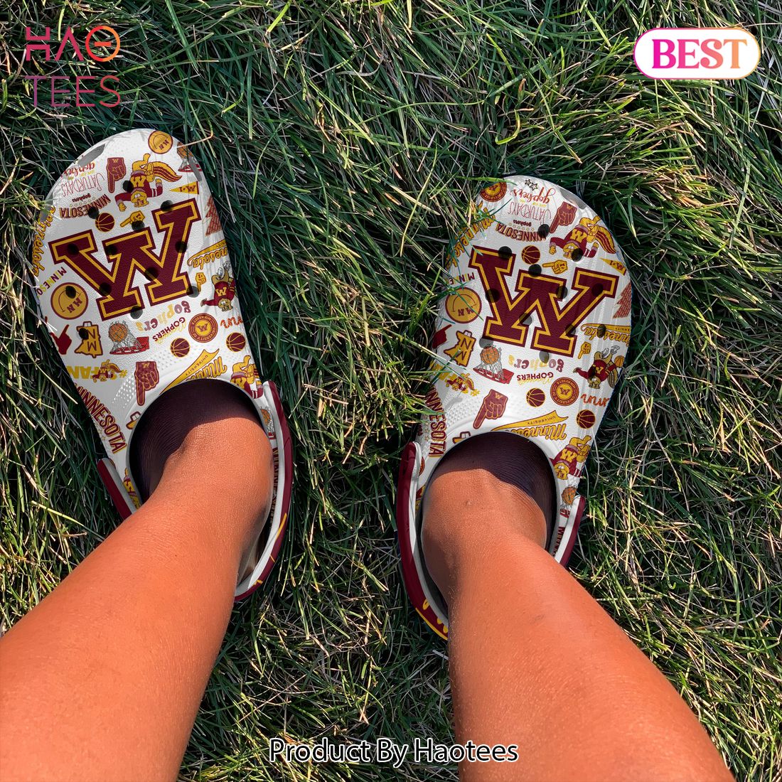 Minnesota Golden Gophers NHL Sport Crocs Crocband Clogs Shoes Comfortable For Men Women and Kids Minnesota Golden Gophers NHL Sport Crocs Crocband Clogs Shoes Comfortable For Men Women and Kids