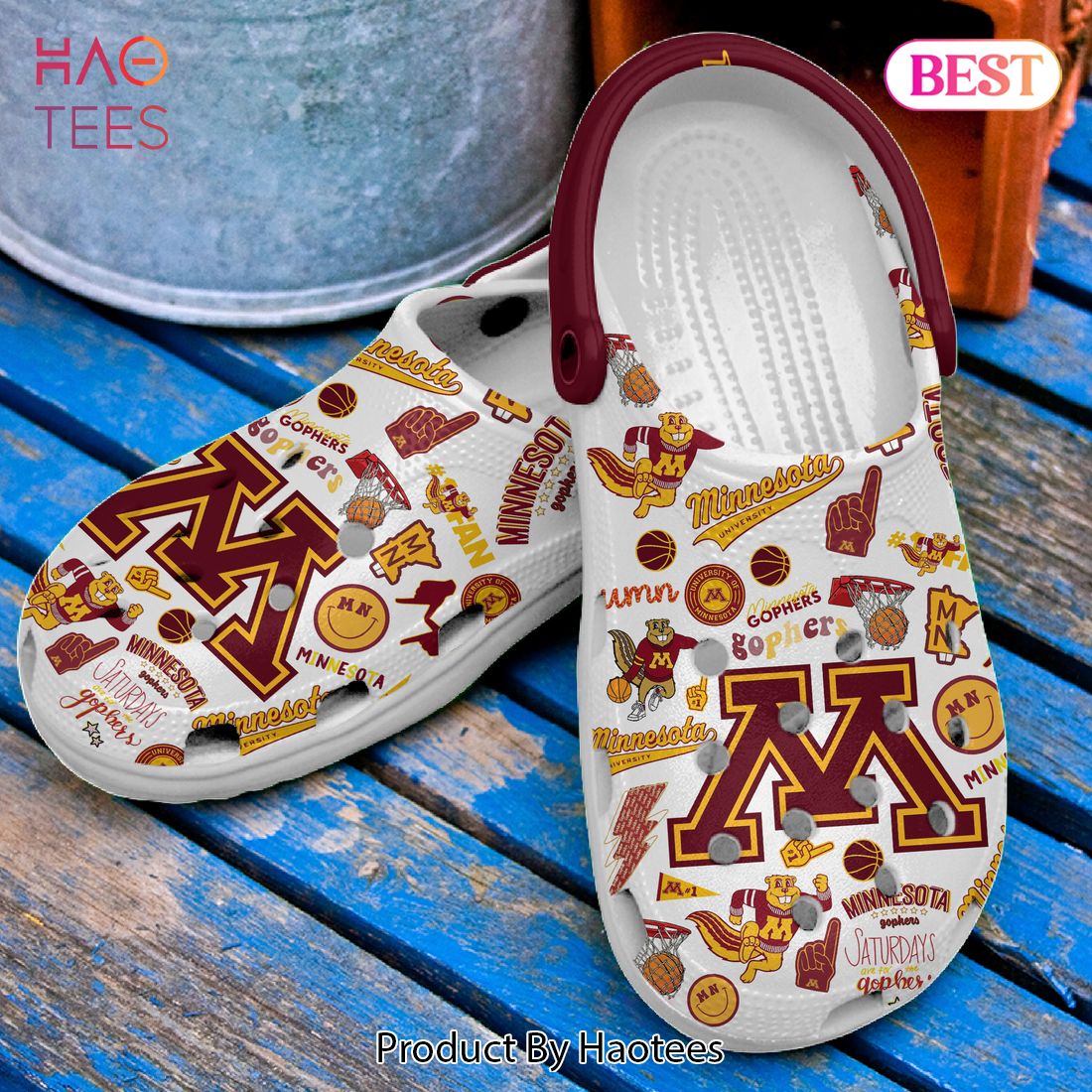 Minnesota Golden Gophers NHL Sport Crocs Crocband Clogs Shoes Comfortable For Men Women and Kids Minnesota Golden Gophers NHL Sport Crocs Crocband Clogs Shoes Comfortable For Men Women and Kids