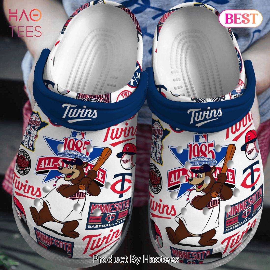 Minnesota Twins MLB Sport Crocs Crocband Clogs Shoes Comfortable For Men Women and Kids Minnesota Twins MLB Sport Crocs Crocband Clogs Shoes Comfortable For Men Women and Kids
