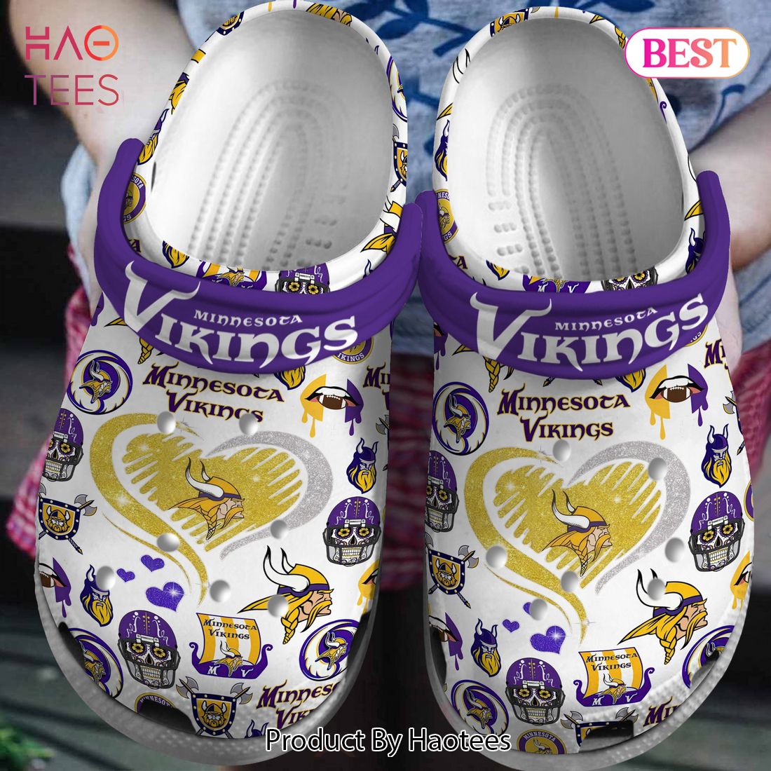 Minnesota Vikings Chant Skol NFL Sport Crocs Crocband Clogs Shoes Comfortable For Men Women and Kids Minnesota Vikings Chant Skol NFL Sport Crocs Crocband Clogs Shoes Comfortable For Men Women and Kids