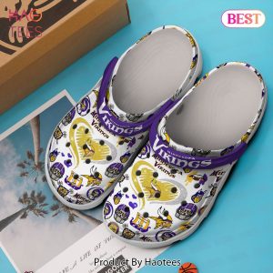 Minnesota Vikings Chant Skol NFL Sport Crocs Crocband Clogs Shoes Comfortable For Men Women and Kids