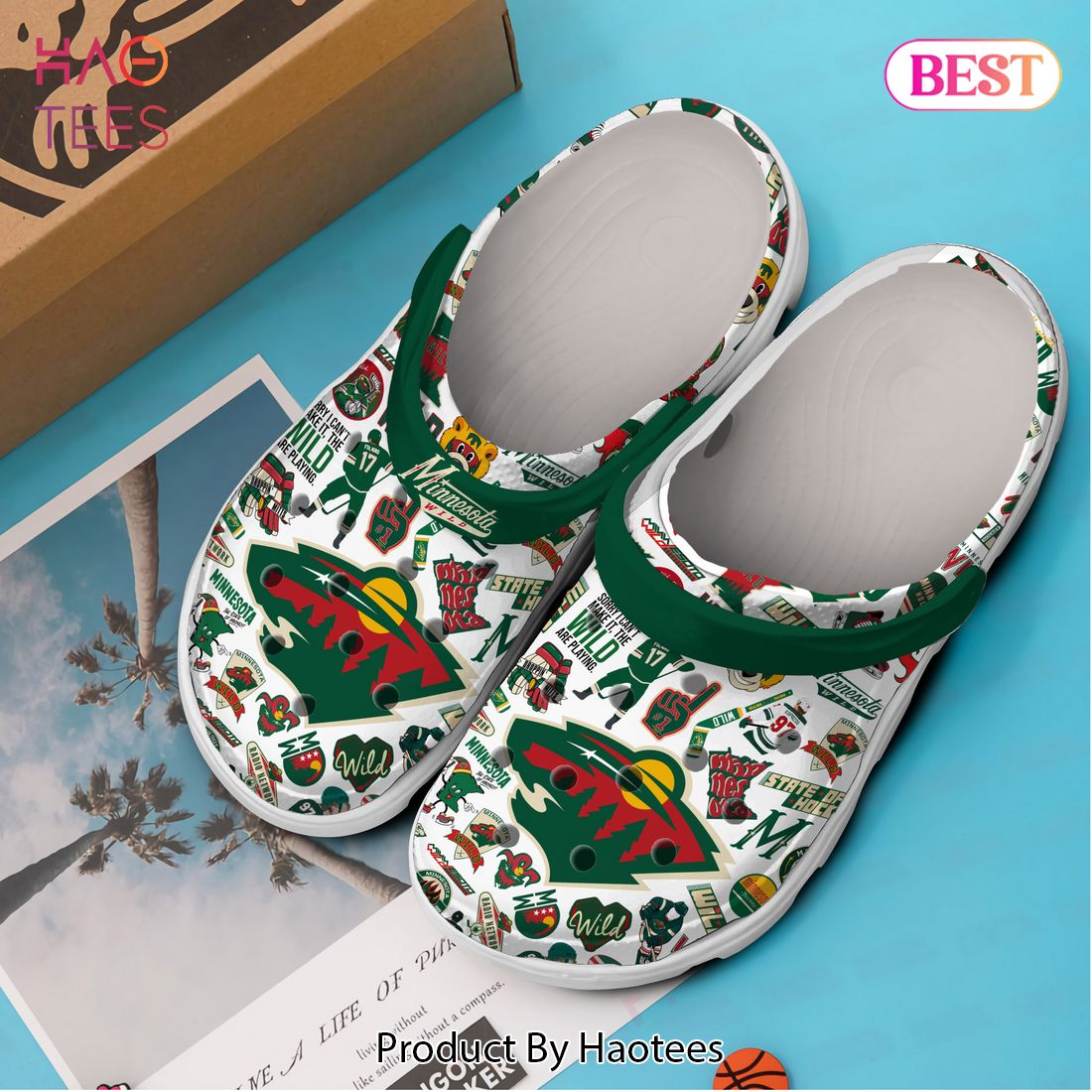 Minnesota Wild NHL Sport Crocs Crocband Clogs Shoes Comfortable For Men Women and Kids Exclusive Minnesota Wild NHL Sport Crocs Crocband Clogs Shoes Comfortable For Men Women and Kids Exclusive