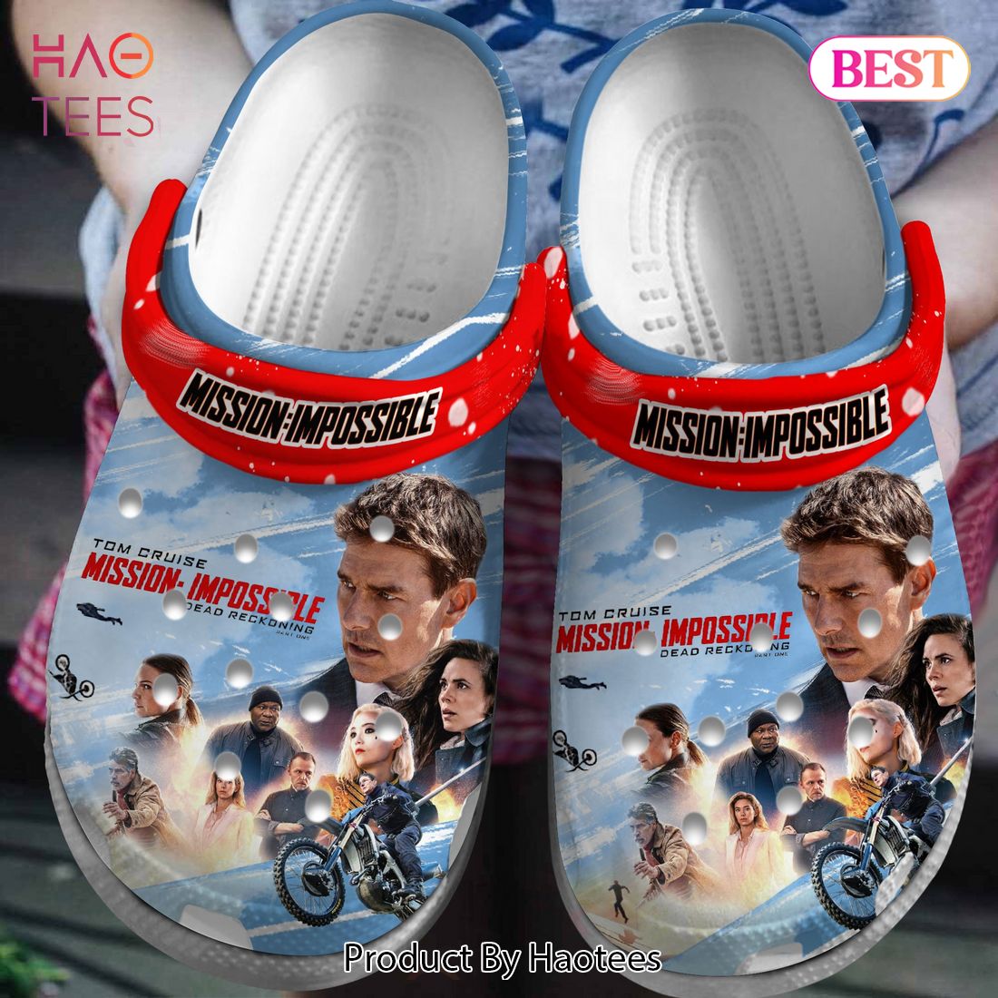 Mission Impossible Movie Crocs Crocband Clogs Shoes For Men Women and Kids Exclusive Mission Impossible Movie Crocs Crocband Clogs Shoes For Men Women and Kids Exclusive