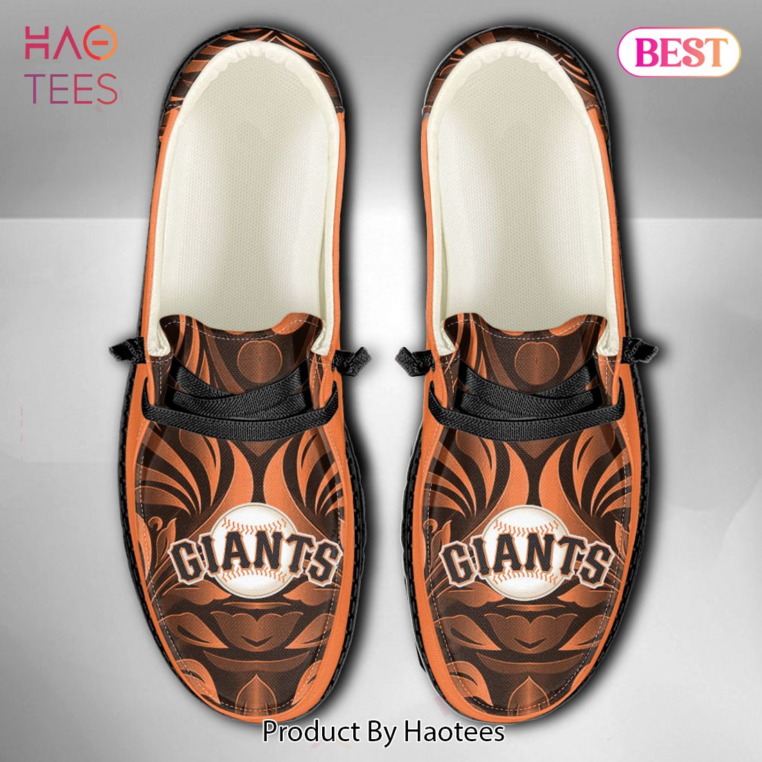 MLB San Francisco Giants Custom Name Hey Dude Shoes MLB San Francisco Giants Custom Name Hey Dude Shoes