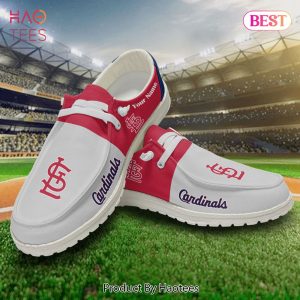 MLB St. Louis Cardinals Custom Name Hey Dude Shoes