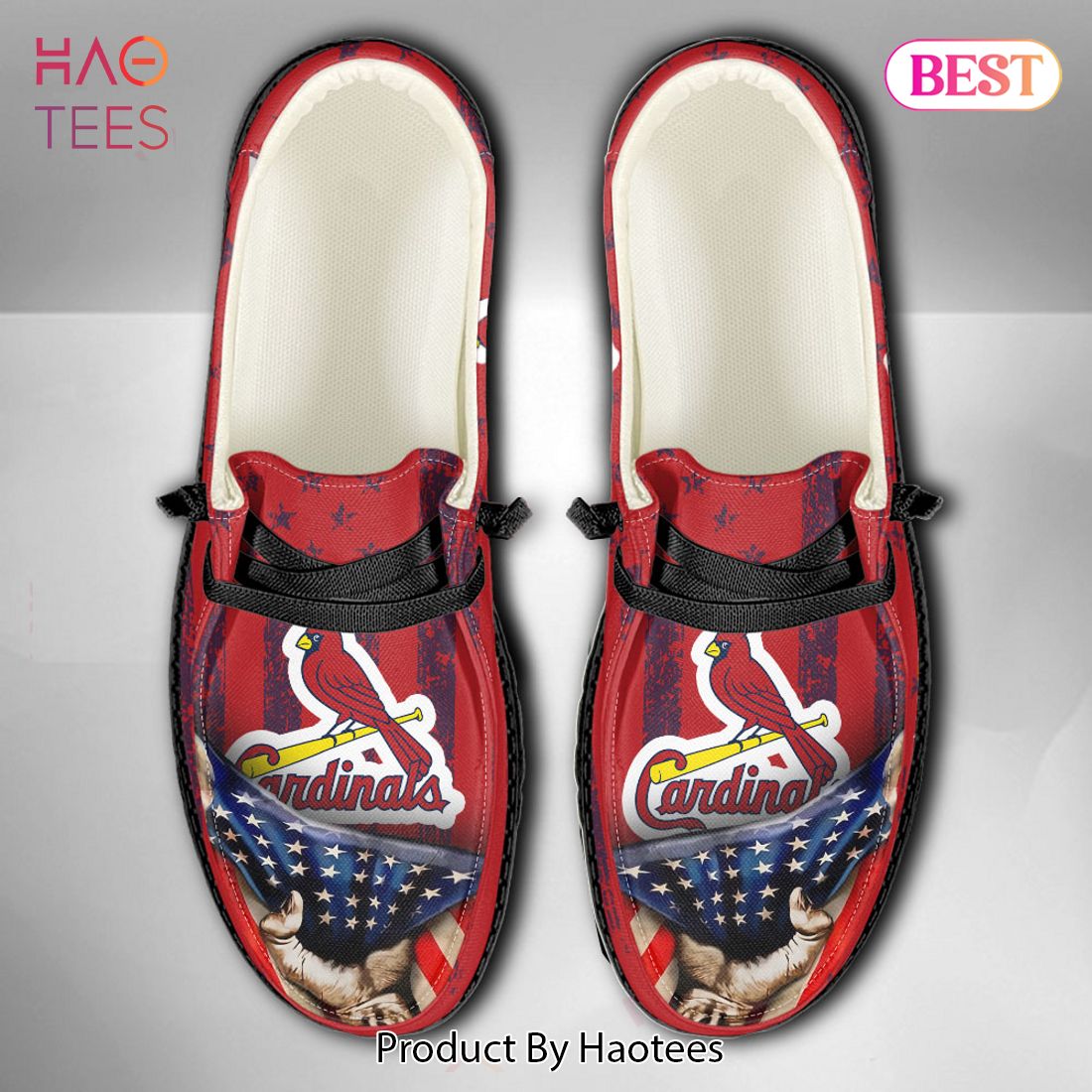 MLB St Louis Cardinals Custom Name Hey Dude Shoes MLB St Louis Cardinals Custom Name Hey Dude Shoes