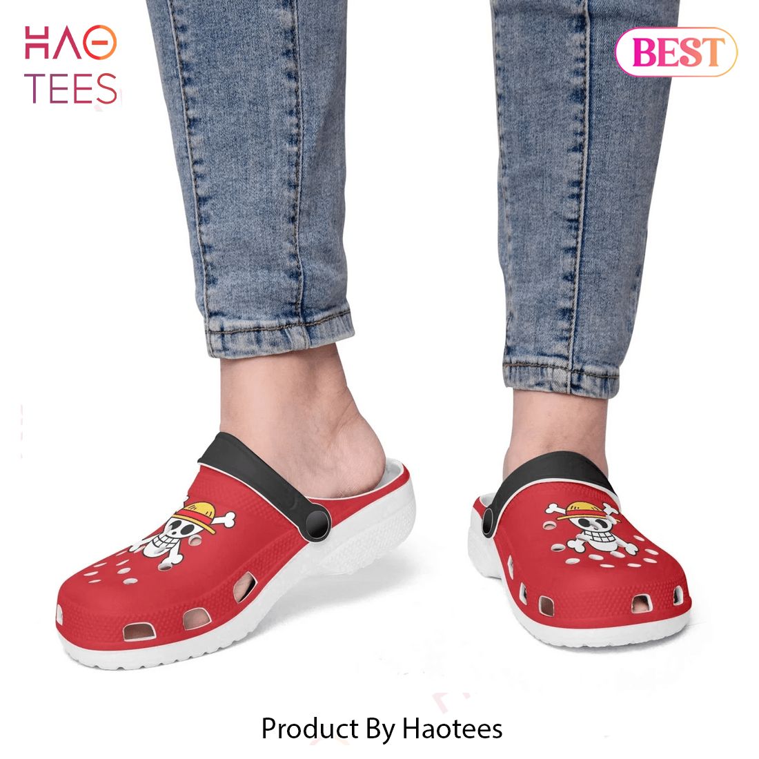 Monkey D. Luffy One Piece Custom Clogs Exclusive Monkey D. Luffy One Piece Custom Clogs Exclusive