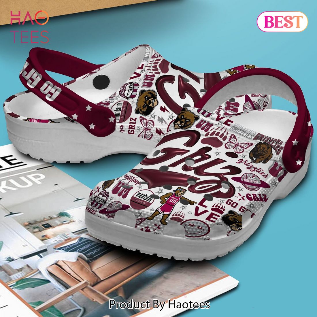 Montana Grizzlies NCAA Sport Crocs Crocband Clogs Shoes Comfortable For Men Women and Kids Montana Grizzlies NCAA Sport Crocs Crocband Clogs Shoes Comfortable For Men Women and Kids