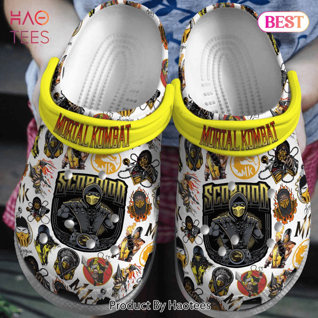 Mortal Kombat Game Crocs Crocband Clogs Shoes Comfortable For Men Women and Kids Mortal Kombat Game Crocs Crocband Clogs Shoes Comfortable For Men Women and Kids
