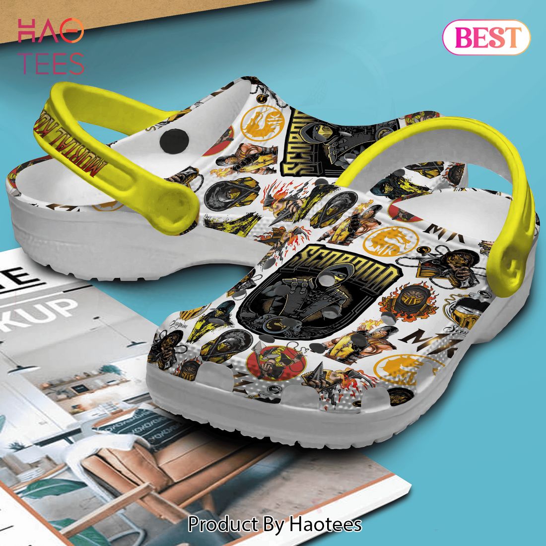 Mortal Kombat Game Crocs Crocband Clogs Shoes Comfortable For Men Women and Kids Mortal Kombat Game Crocs Crocband Clogs Shoes Comfortable For Men Women and Kids
