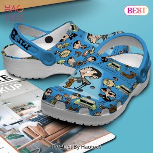 Mr Bean Cartoon Crocs Crocband Clogs Shoes Comfortable For Men Women and Kids