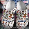 Mr Bean Cartoon Crocs Crocband Clogs Shoes Comfortable For Men Women and Kids