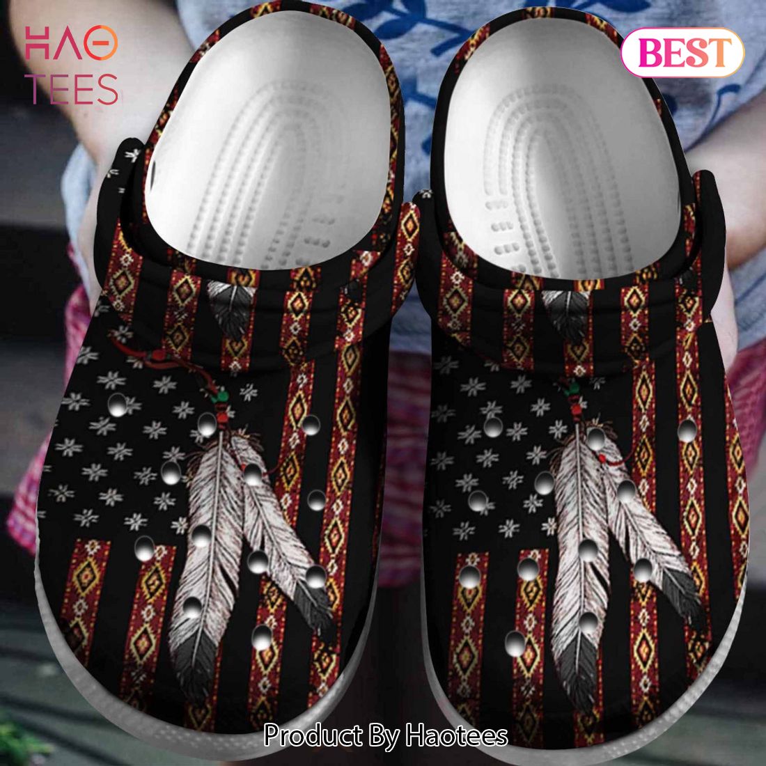 Native Pattern Clog Gift For Fan Classic Water Rubber clog Shoes Comfy Footwear Exclusive Native Pattern Clog Gift For Fan Classic Water Rubber clog Shoes Comfy Footwear Exclusive
