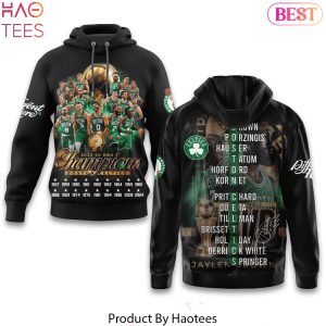 NBA Champions 2023-2024 Boston Celtics Basketball Hoodie