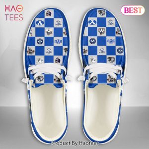 NCAA BYU Cougars Custom Name Hey Dude Shoes 01 CH1