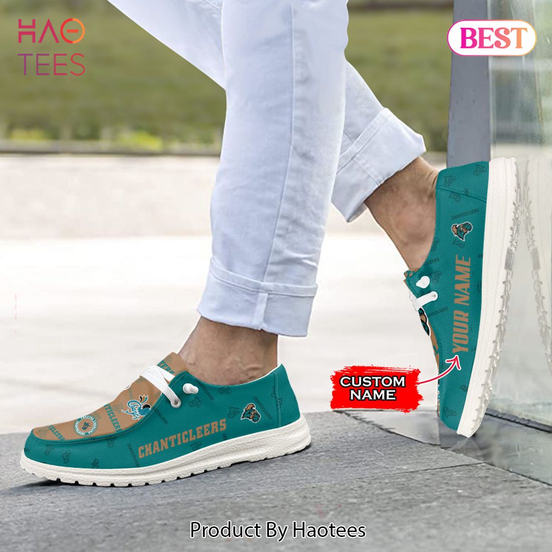 NCAA COASTAL CAROLINA CHANTICLEERS Custom Name Hey Dude Shoes 01 M7 NCAA COASTAL CAROLINA CHANTICLEERS Custom Name Hey Dude Shoes 01 M7