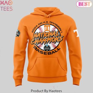 NCAA College Baseball National Champions 2024 Tennessee Volunteers Design Hoodie