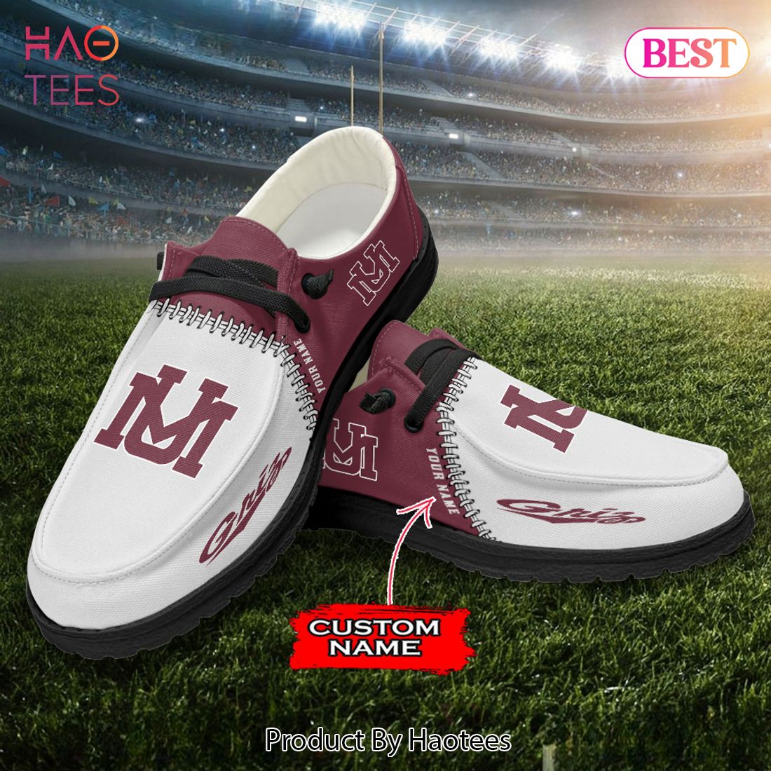 NCAA Montana Grizzlies Custom Name Hey Dude Shoes NCAA Montana Grizzlies Custom Name Hey Dude Shoes