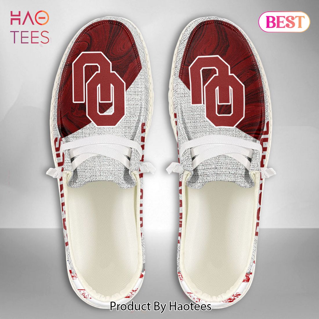 NCAA Oklahoma Sooners Custom Name Hey Dude Shoes 13 M79 NCAA Oklahoma Sooners Custom Name Hey Dude Shoes 13 M79