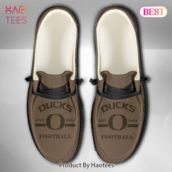 NCAA Oregon Ducks Custom Name Hey Dude Shoes