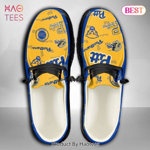 NCAA Pittsburgh Panthers Custom Name Hey Dude Shoes 02 M12