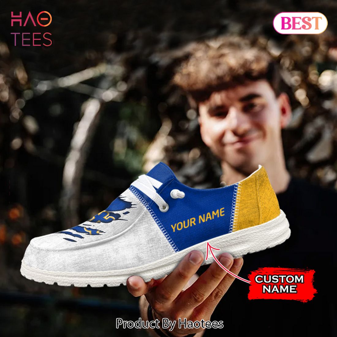 NCAA Pittsburgh Panthers Custom Name Hey Dude Shoes 09 M79 NCAA Pittsburgh Panthers Custom Name Hey Dude Shoes 09 M79