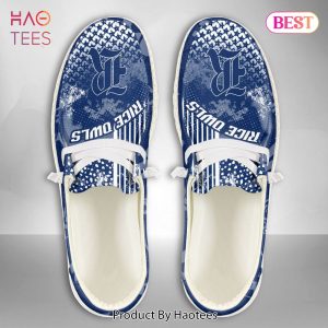 NCAA Rice Owls Custom Name Hey Dude Shoes 03 M7