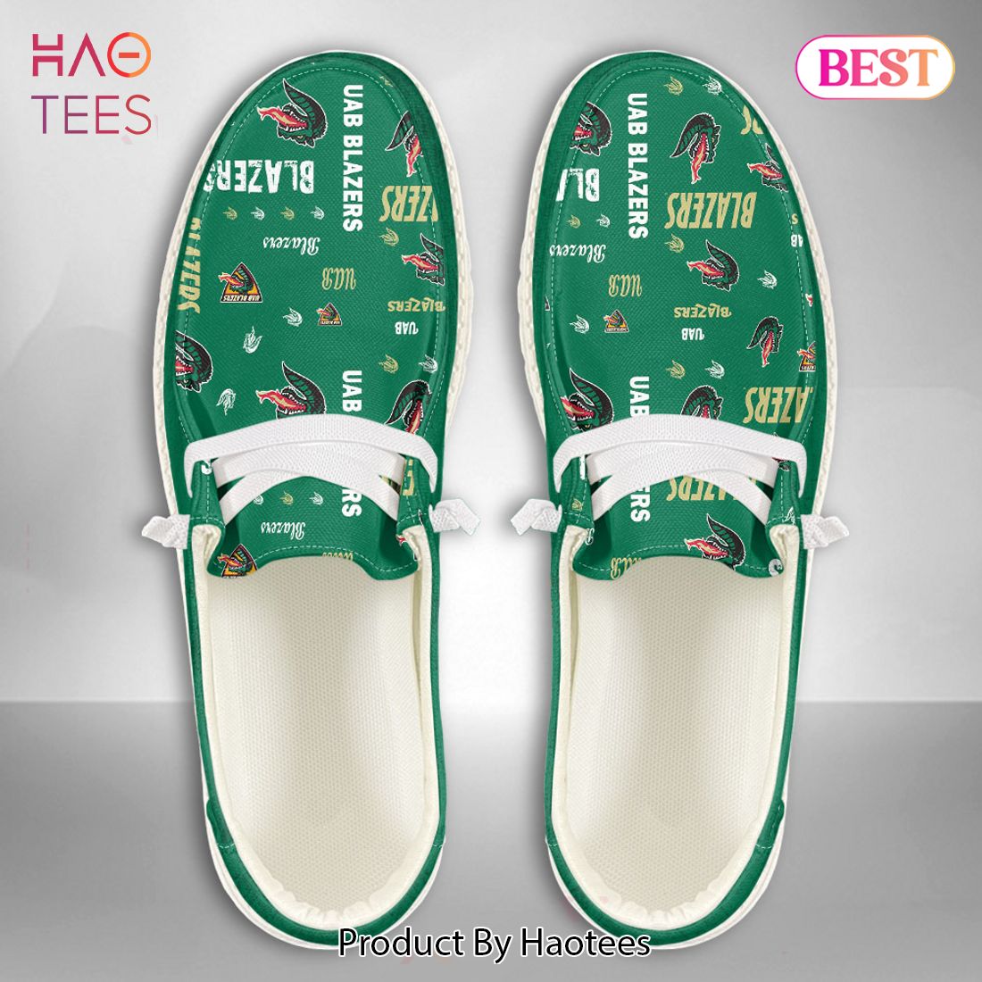 NCAA UAB BLAZERS Custom Name Hey Dude Shoes 04 M12 NCAA UAB BLAZERS Custom Name Hey Dude Shoes 04 M12