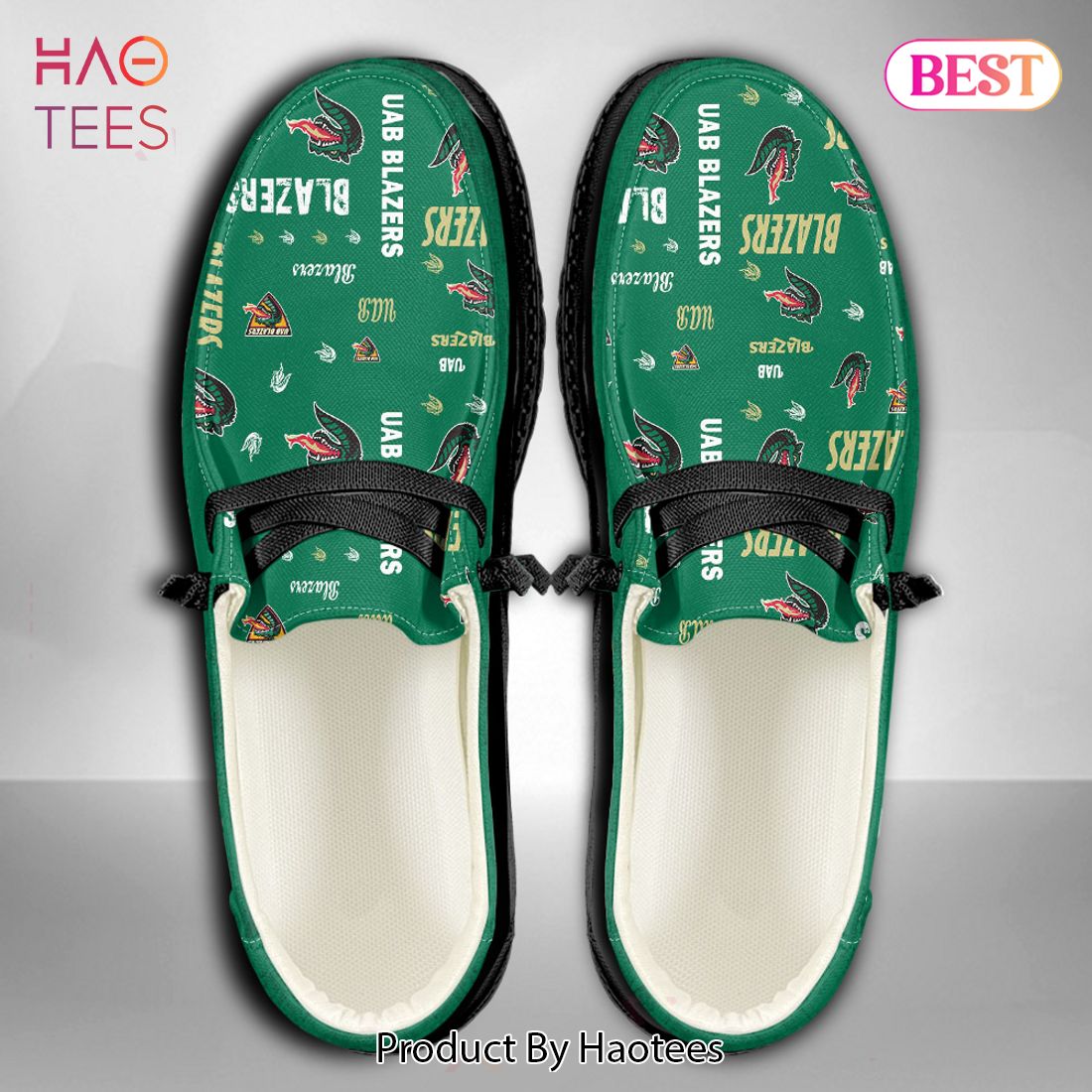 NCAA UAB BLAZERS Custom Name Hey Dude Shoes 04 M12 NCAA UAB BLAZERS Custom Name Hey Dude Shoes 04 M12