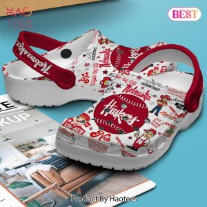 Nebraska Cornhuskers Football NCAA Sport Crocs Crocband Clogs Shoes Comfortable For Men Women and Kids