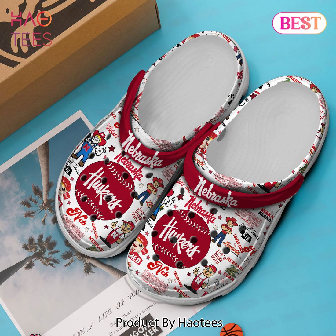 Nebraska Cornhuskers Football NCAA Sport Crocs Crocband Clogs Shoes Comfortable For Men Women and Kids Nebraska Cornhuskers Football NCAA Sport Crocs Crocband Clogs Shoes Comfortable For Men Women and Kids