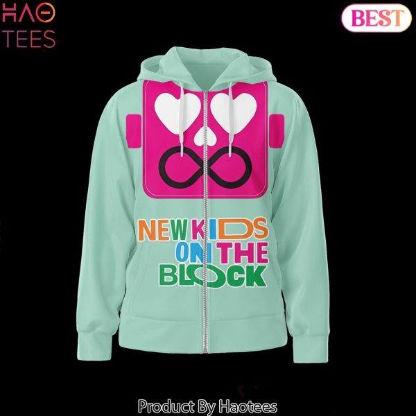 New Kid On The Block Blockhead Forever Design  Zip Hoodie