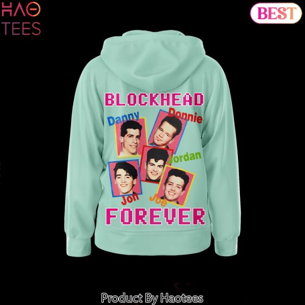 New Kid On The Block Blockhead Forever Design  Zip Hoodie