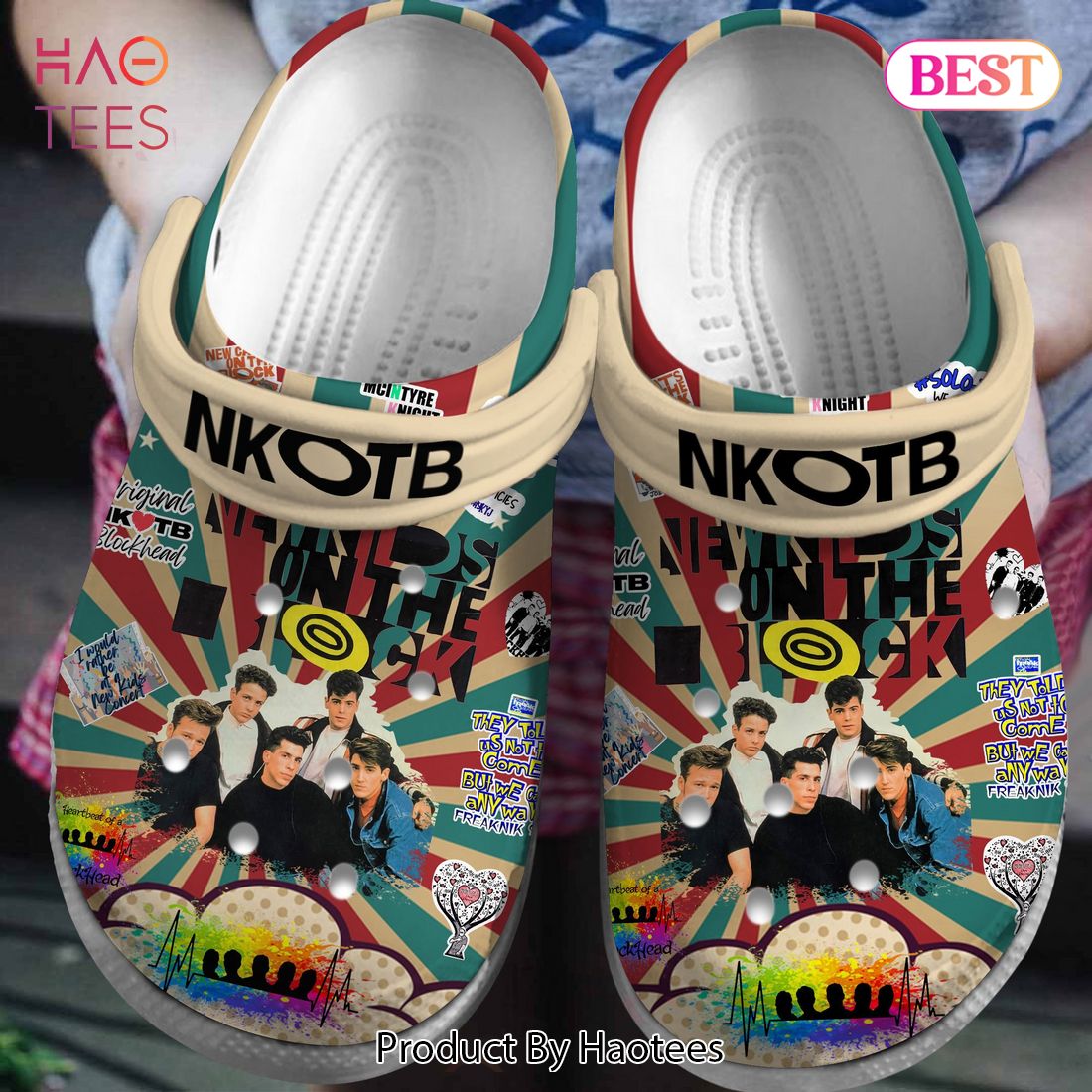 New Kids On The Block Music Crocs Crocband Clogs Shoes Comfortable For Men Women and Kids New Kids On The Block Music Crocs Crocband Clogs Shoes Comfortable For Men Women and Kids